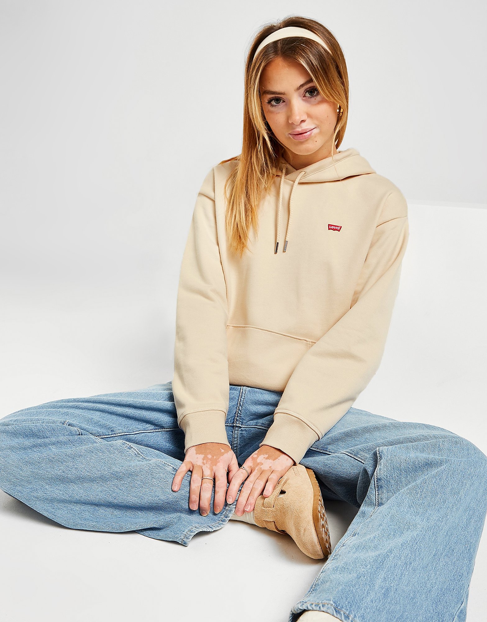 

LEVI'S Small Logo Overhead Hoodie - Brown - Womens, Brown