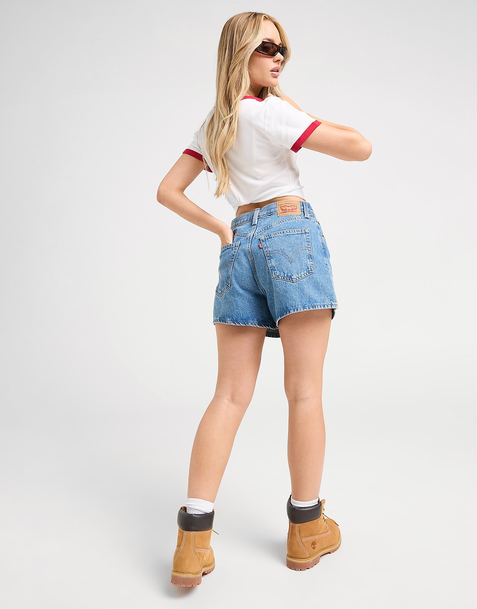 

LEVI'S Mom Shorts - Blue - Womens, Blue