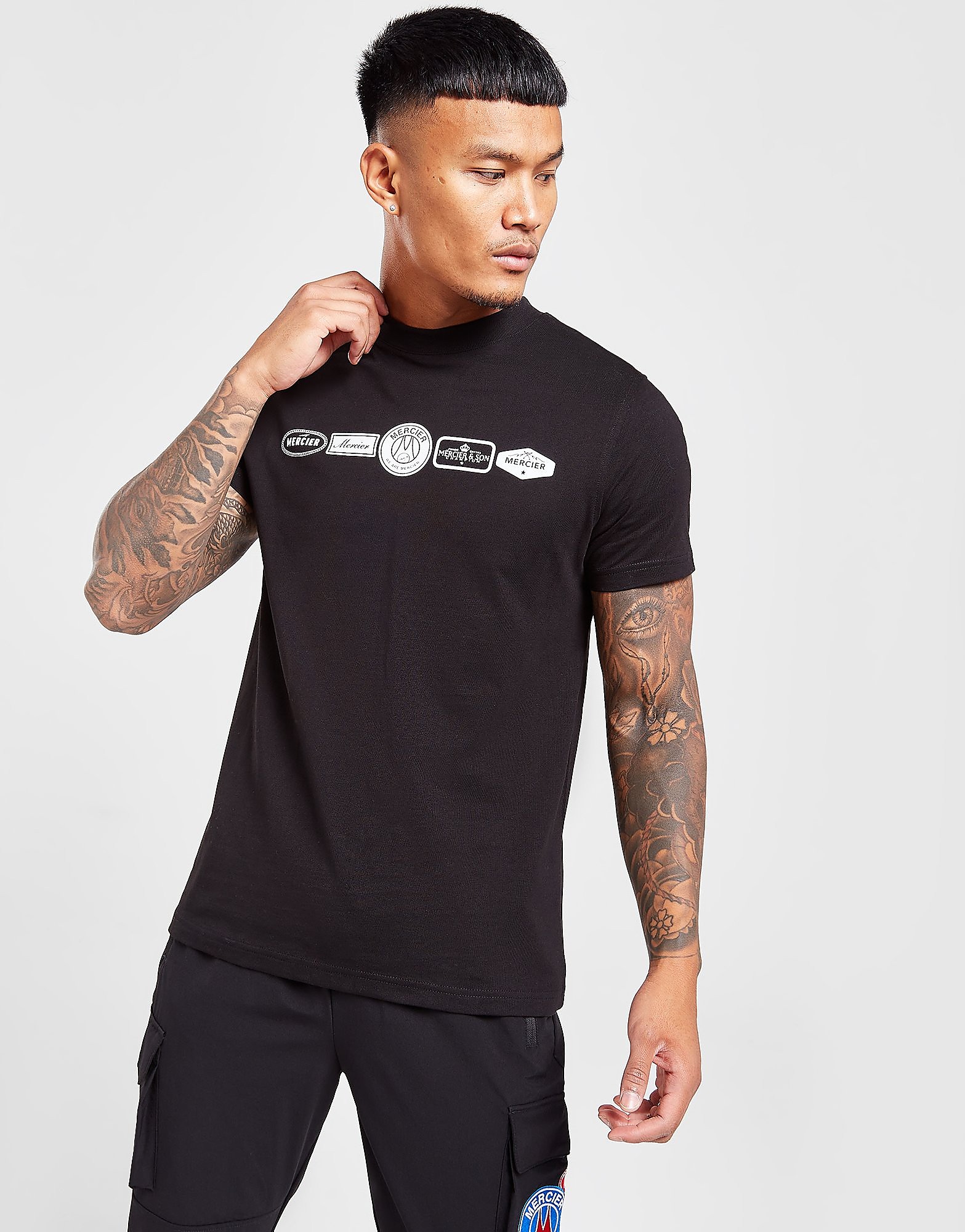 

MERCIER 3.0 Badge T-Shirt - Black - Mens, Black