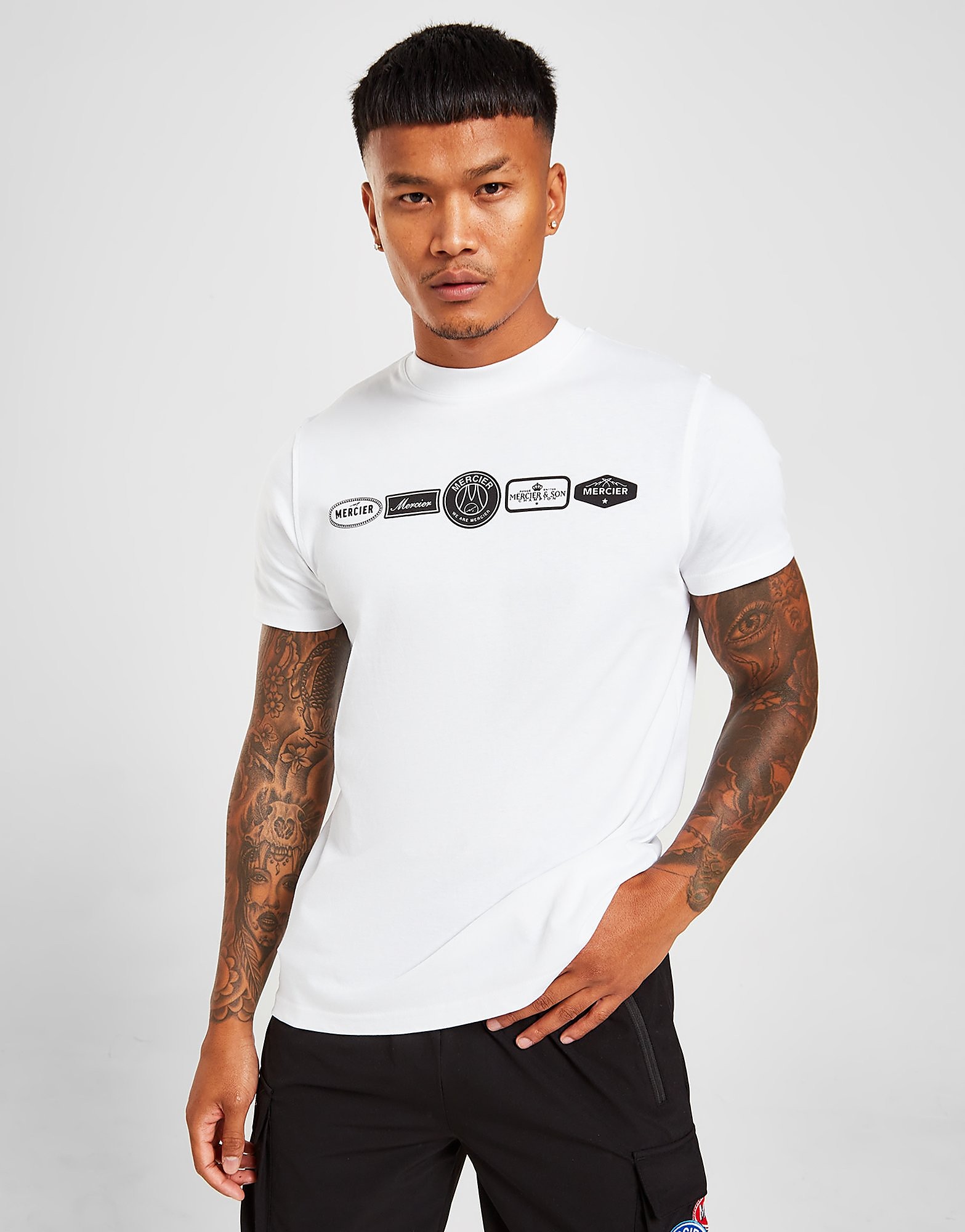 

MERCIER 3.0 Badge T-Shirt - White - Mens, White