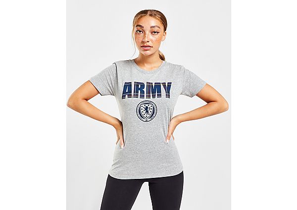 Official Team Scotland Army T-Shirt - Grey - Womens, Grey