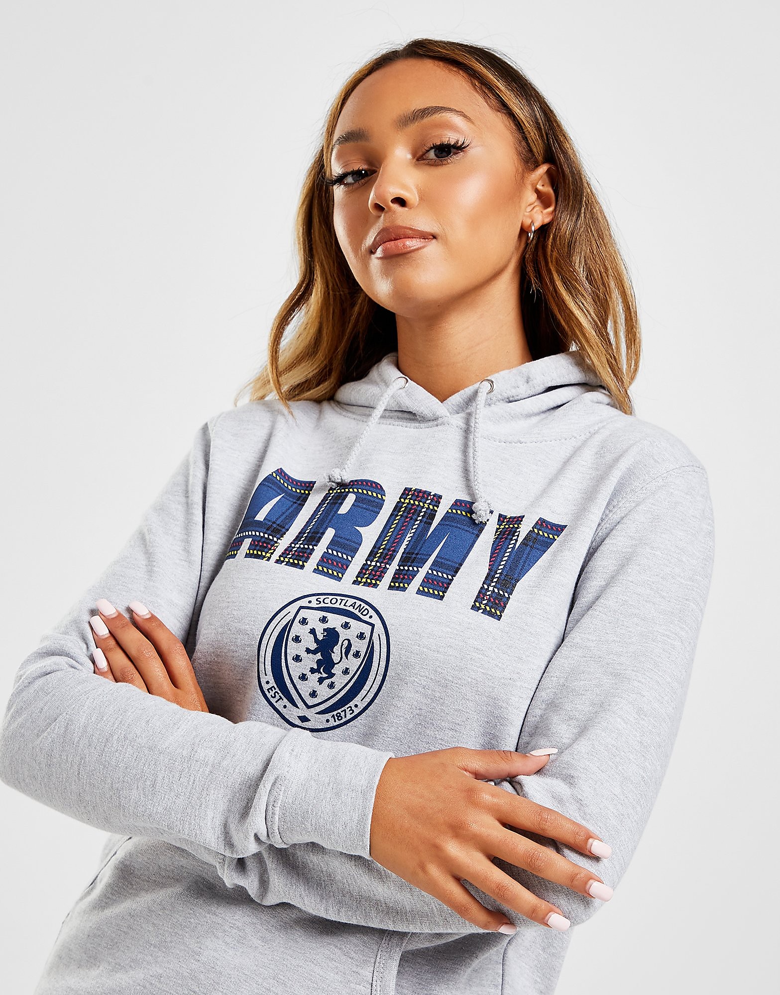 

Official Team Scotland Army Hoodie - Grey - Womens, Grey