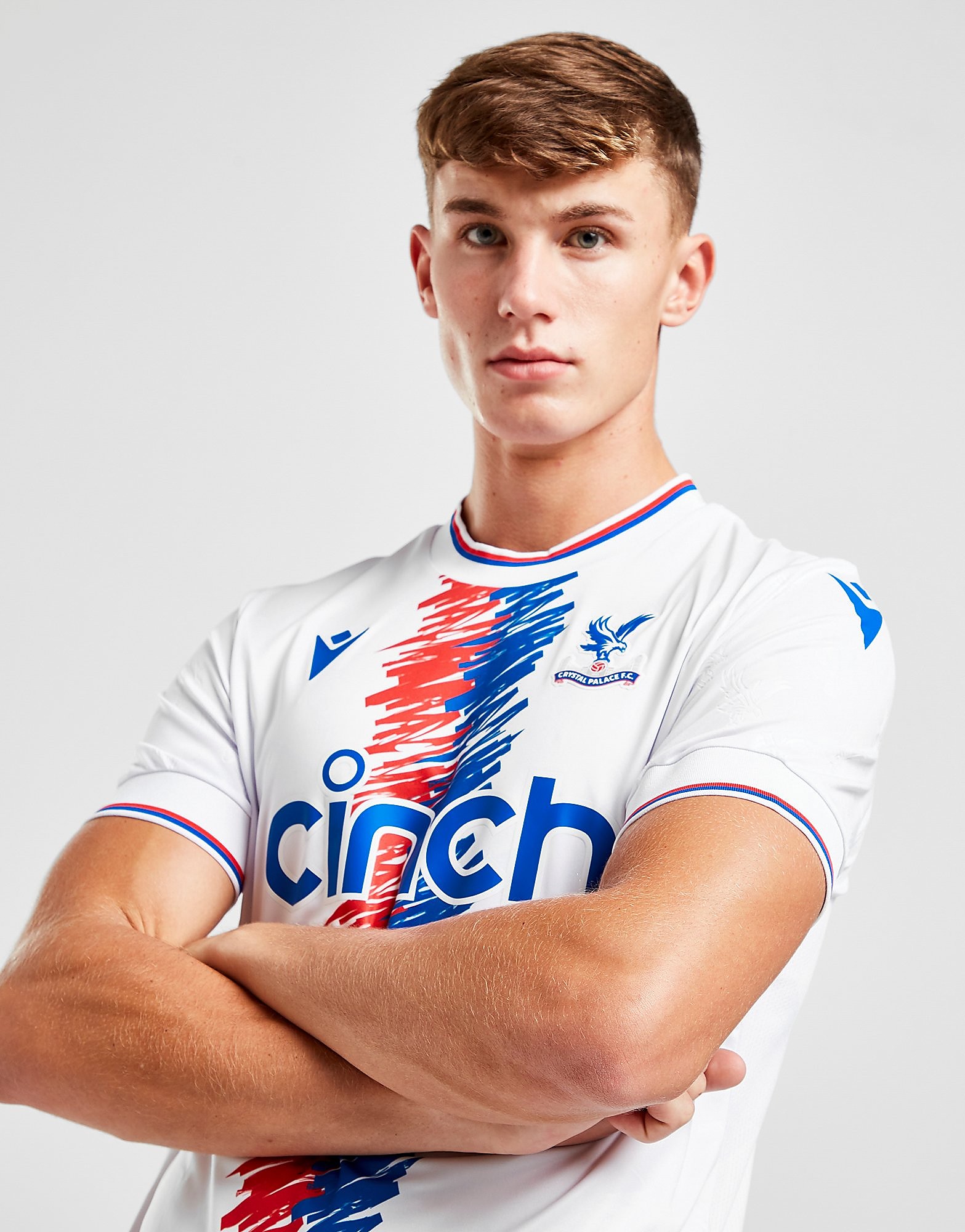 

Macron Crystal Palace FC 2022/23 Away Shirt - White - Mens, White