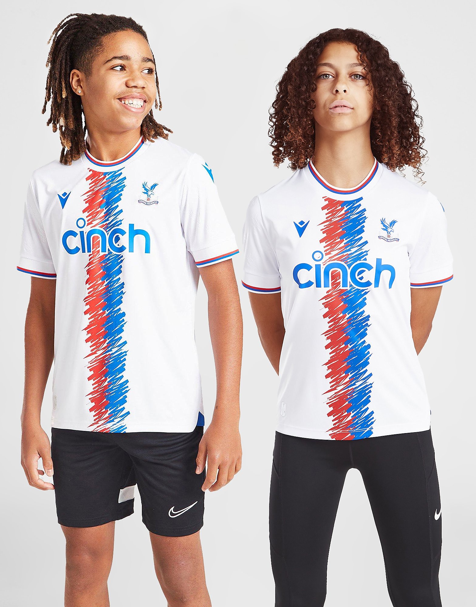 

Macron Crystal Palace FC 2022/23 Away Shirt Junior - White - Kids, White
