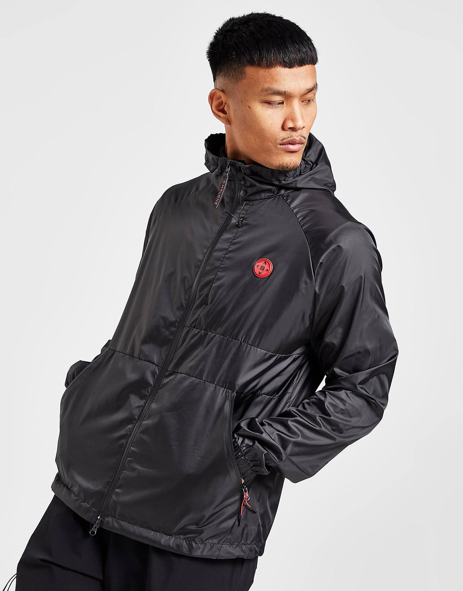 

B Malone Tech Jacket - Black - Mens, Black