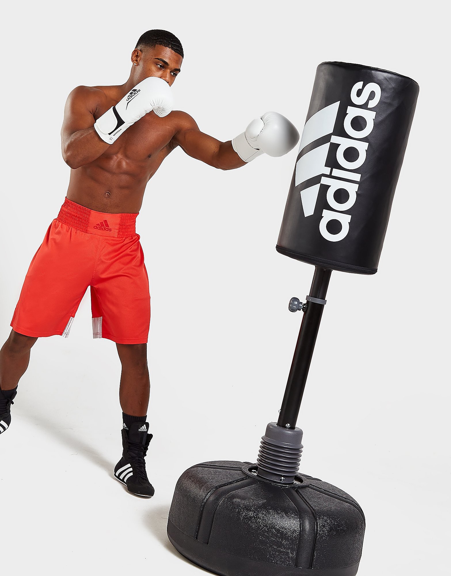adidas Adjustable Freestanding Punch Bag - Black - Womens, Black