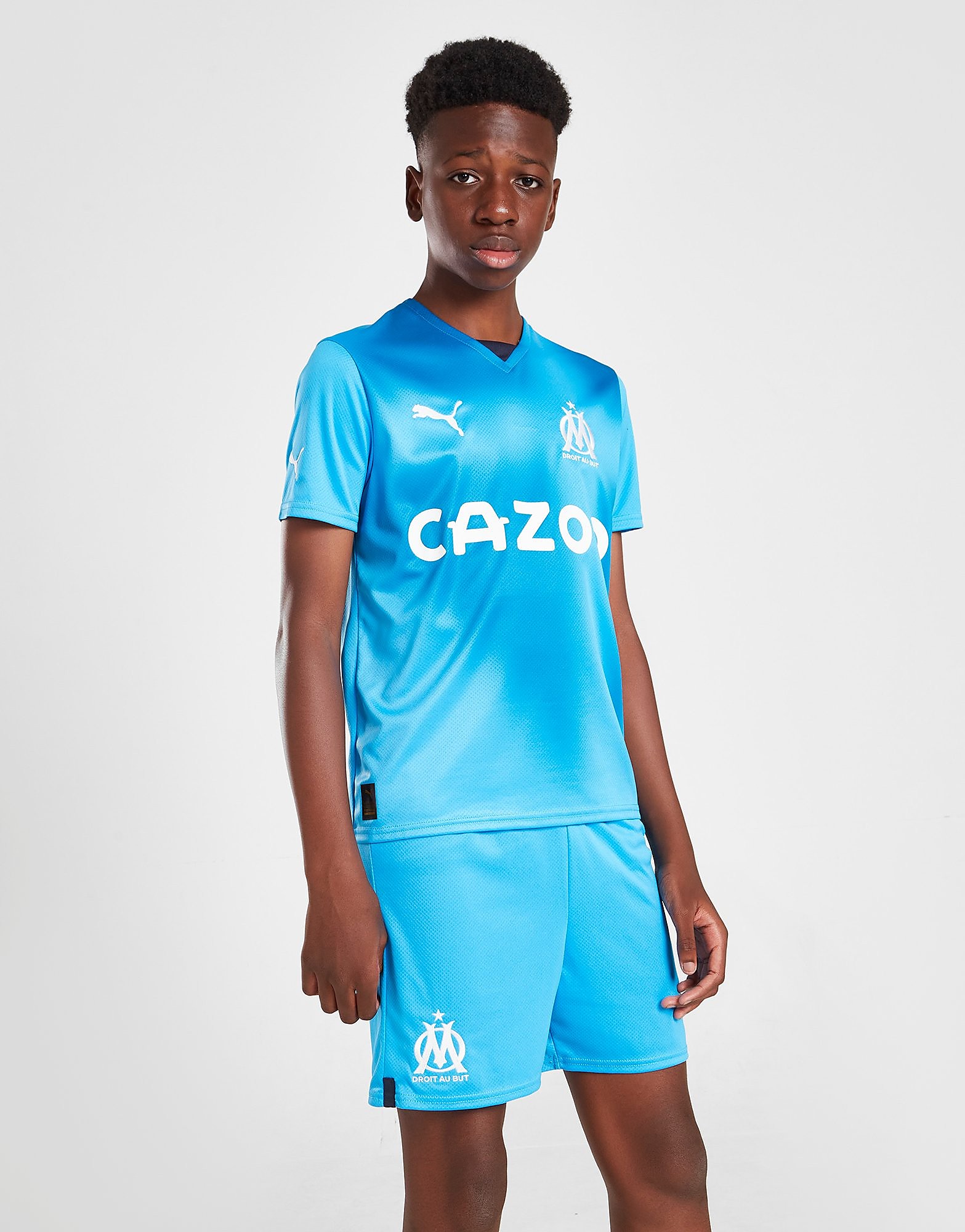 

Puma Olympique Marseille 2022/23 Third Shorts Junior - Blue - Kids, Blue
