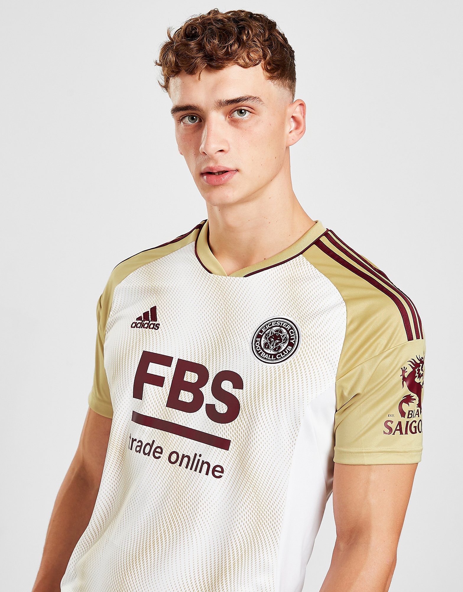 

adidas Leicester City FC 2022/23 Third Shirt - White - Mens, White