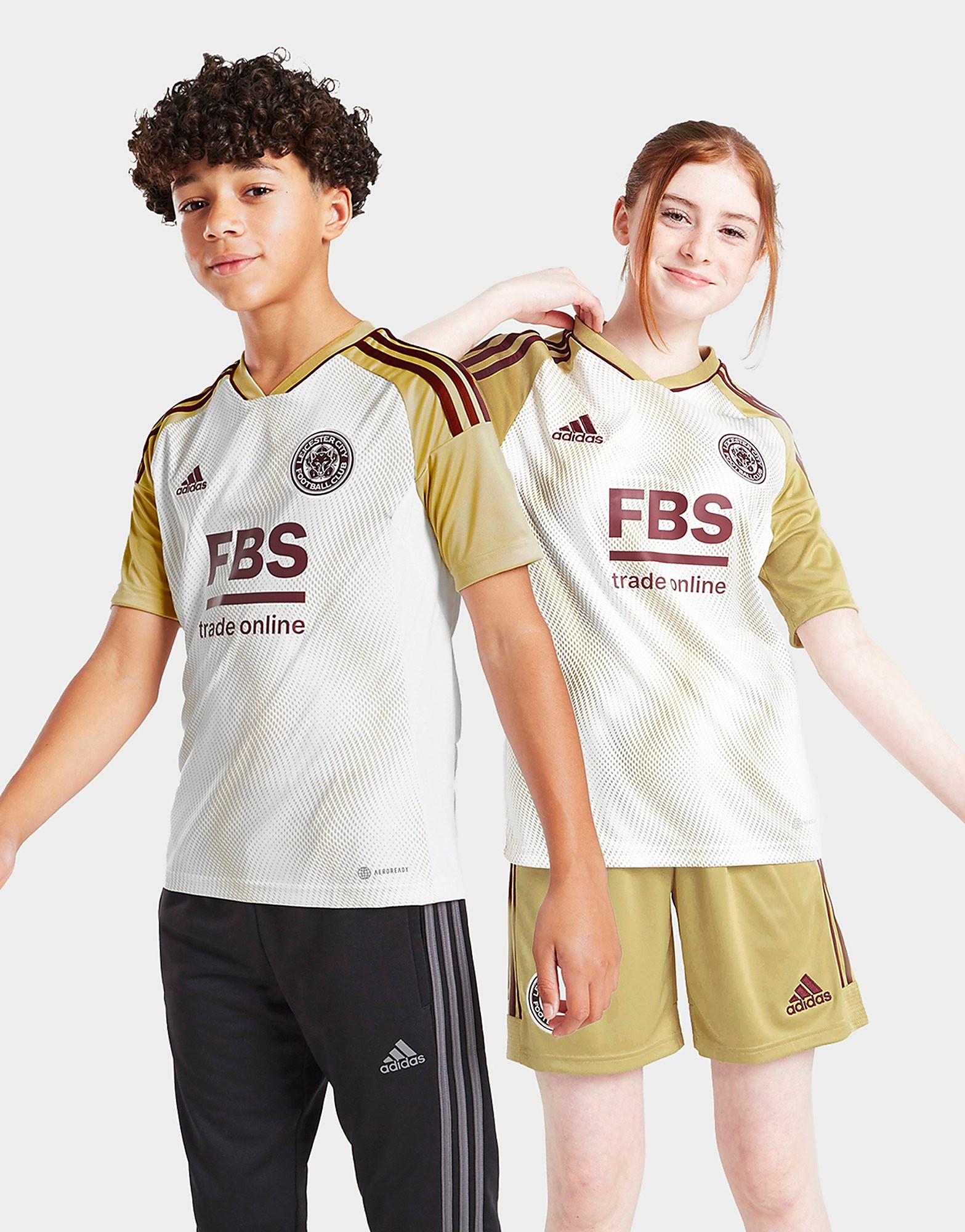 

adidas Leicester City FC 2022/23 Third Shirt Junior - White - Kids, White