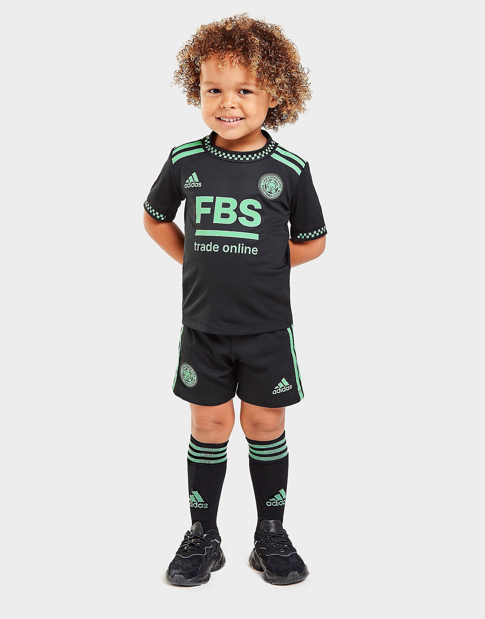 

adidas Leicester City FC 2022 Away Kit Infant - Black - Kids, Black
