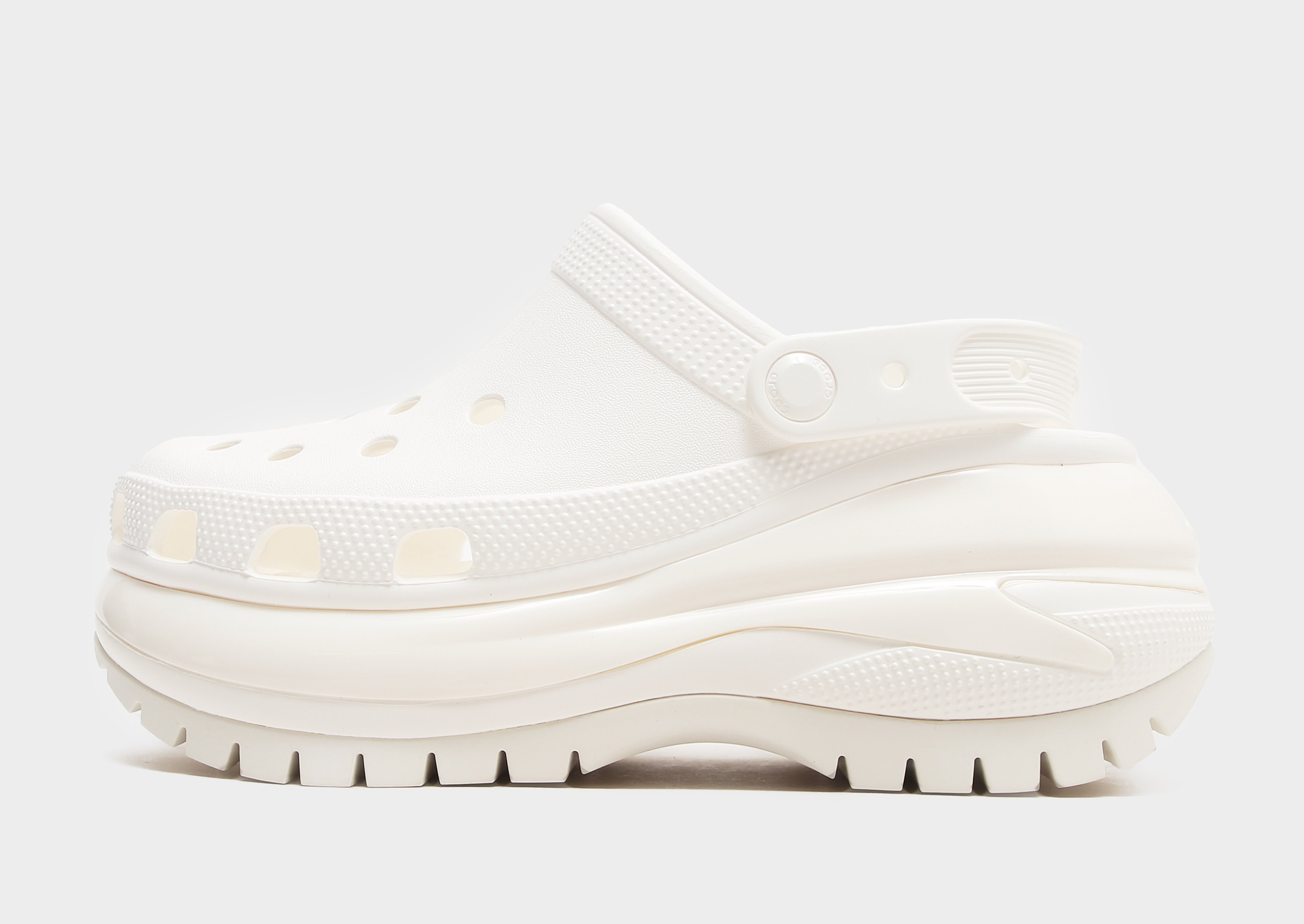 Crocs Classic Mega Crush Clog para Mulher - Branco, Branco