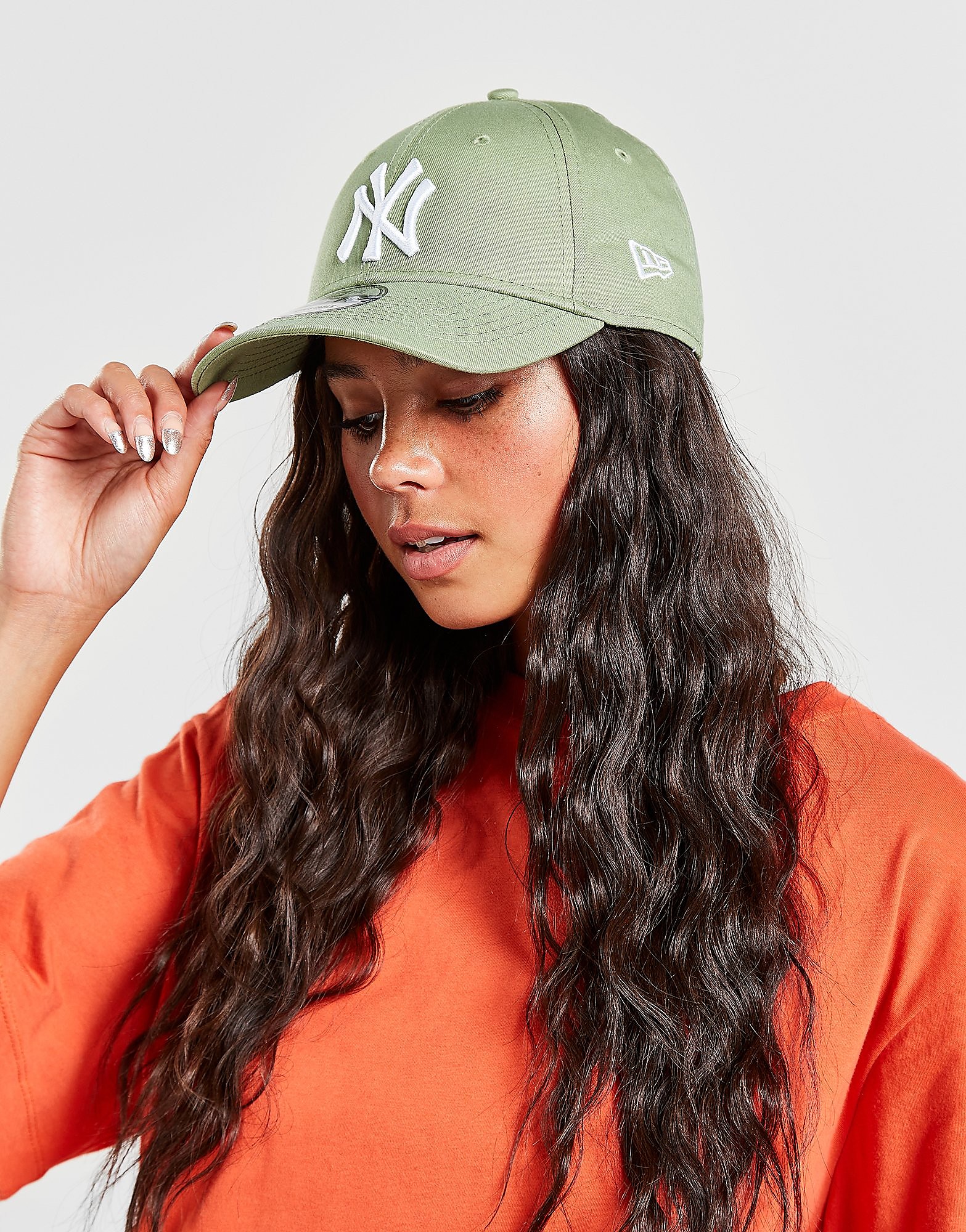 

New Era MLB New York Yankees 9FORTY Cap - Green - Womens, Green