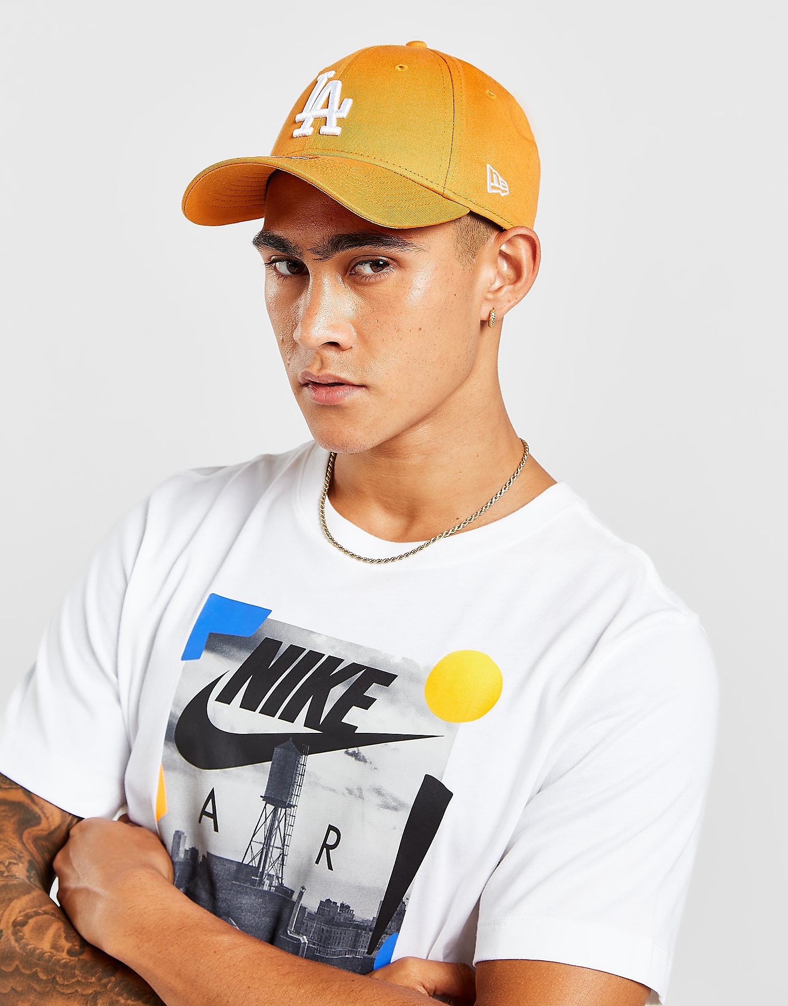 

New Era MLB LA Dodgers 9FORTY Cap - Orange - Womens, Orange
