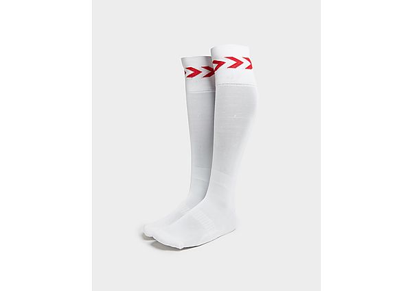 hummel southampton fc 2023/24 home socks - white, white