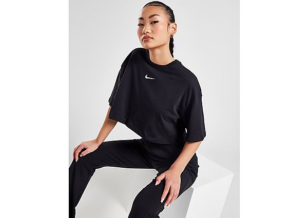 Nike Trend Crop Short Sleeve T-Shirt Damen - Damen, Black