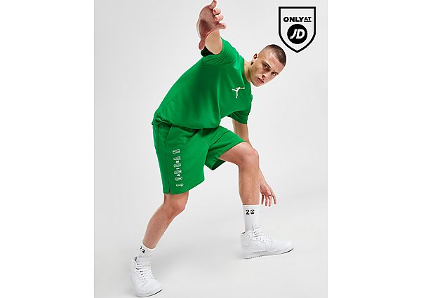 jordan essential shorts - green, green