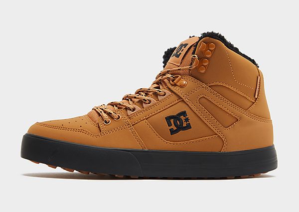 dc shoes pure high top - brown, brown