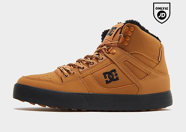dc shoes pure high top - brown, brown