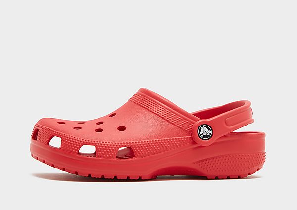 crocs classic clog junior - red, red