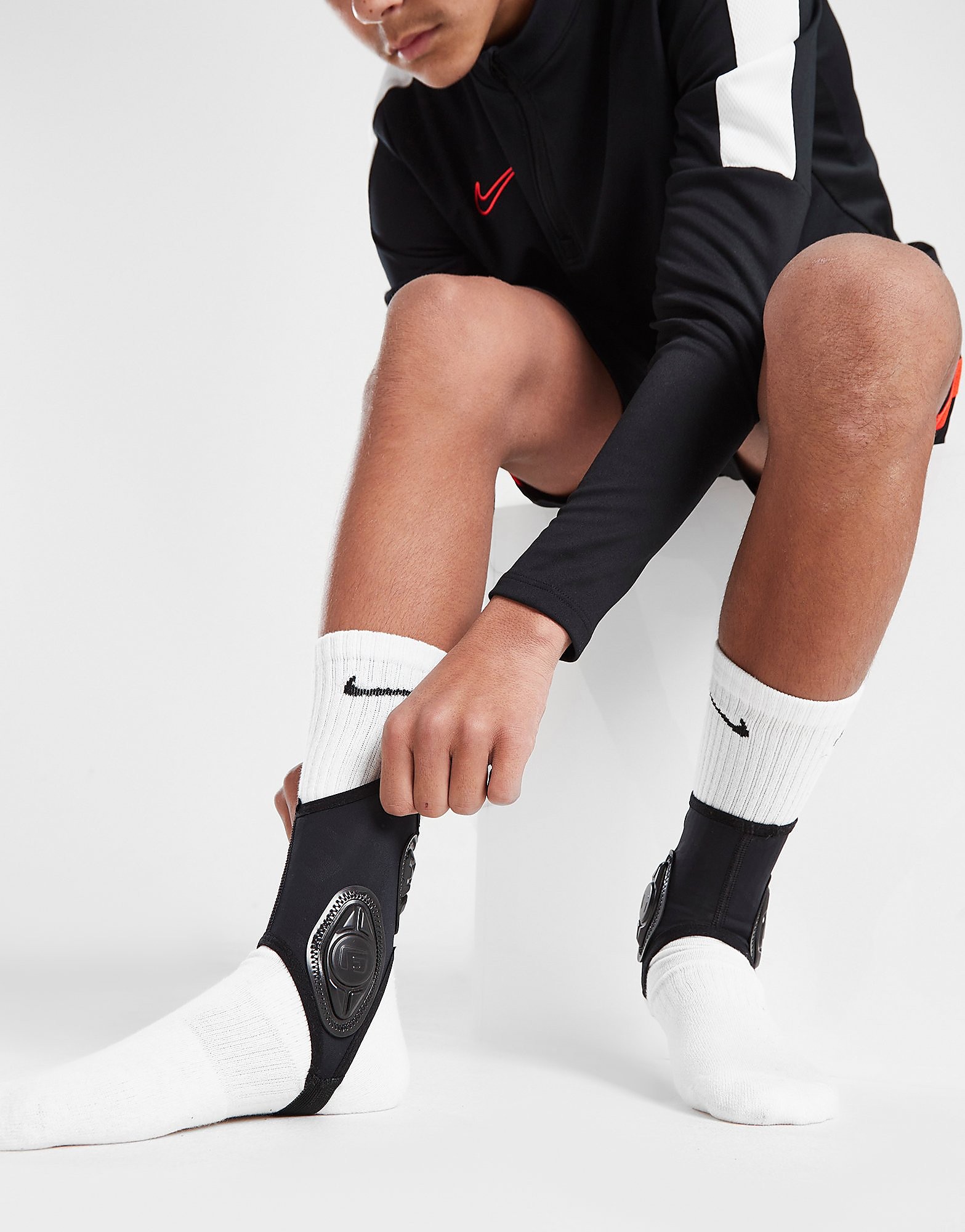 G-Form Pro-X Ankle Guards Junior - Black, Black