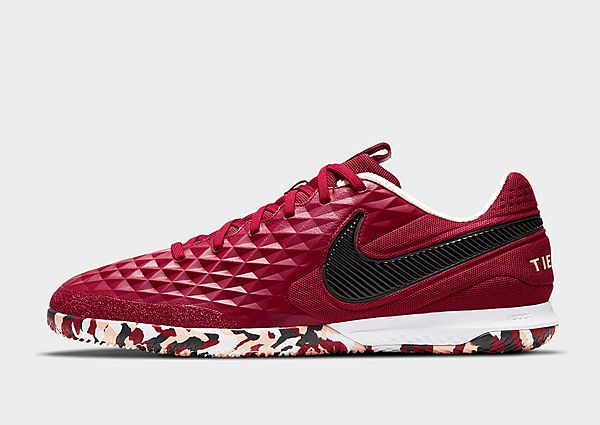 Nike Chaussure de football en salle Nike React Tiempo Legend 8 Pro IC - Cardinal Red/Crimson Tint/Wh