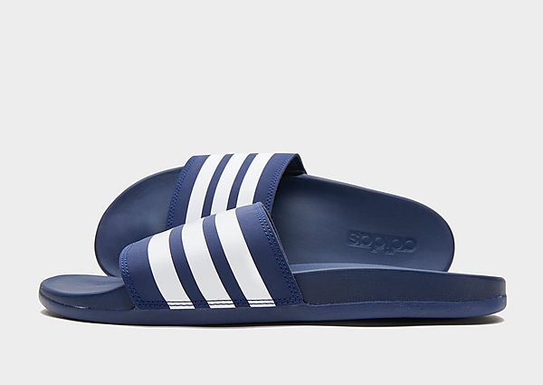 adidas Claquette Adilette Comfort - Dark Blue / Cloud White / Dark Blue, Dark Blue / Cloud White / D