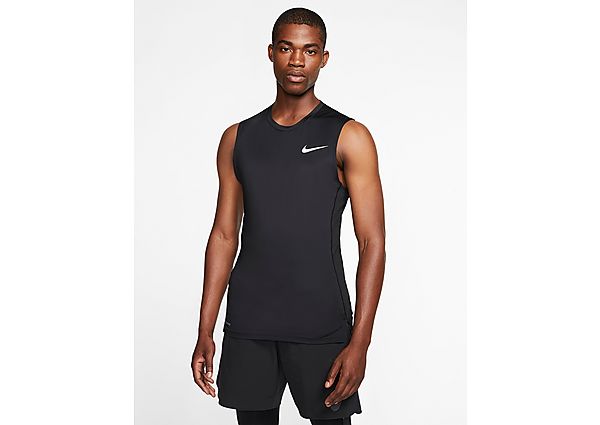 Nike Haut sans manches Nike Pro pour Homme - Black/White, Black/White