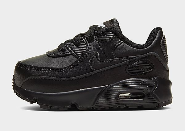 Nike Baskets Air Max 90 Leather Bébé - Black/Black/White/Black, Black/Black/White/Black