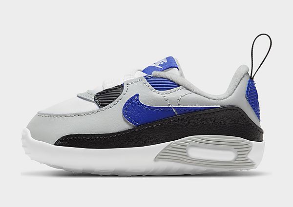Nike Baskets Air Max 90 Crib Bébé - Grey Fog/Black/White/Lapis, Grey Fog/Black/White/Lapis