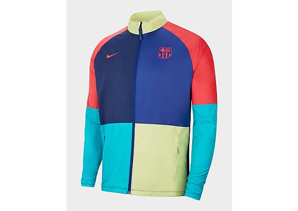 Nike Veste de football FC Barcelona Academy AWF pour Homme - Deep Royal Blue/Blue Void/Oracle Aqua/L