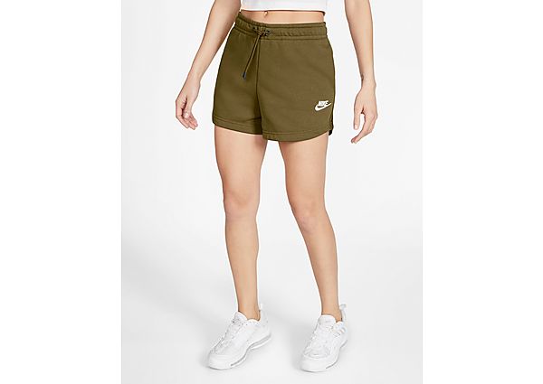 Nike Short Essential Femme - Olive Flak/White, Olive Flak/White