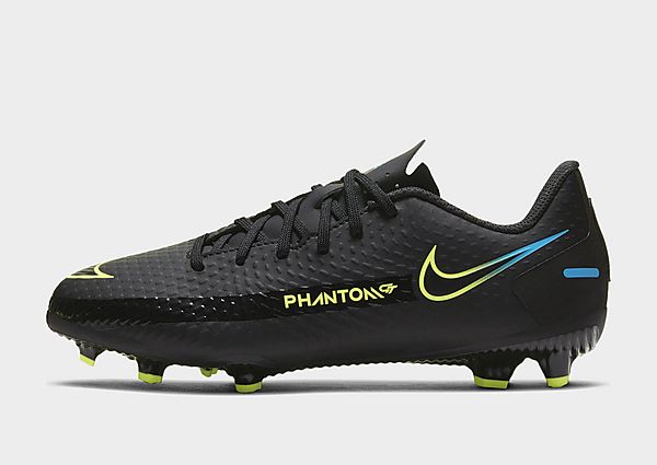 Nike Phantom GT Academy FG Rouge Chili/Noir Junior - Black/Cyber/Light Photo Blue/Black, Black/Cyber