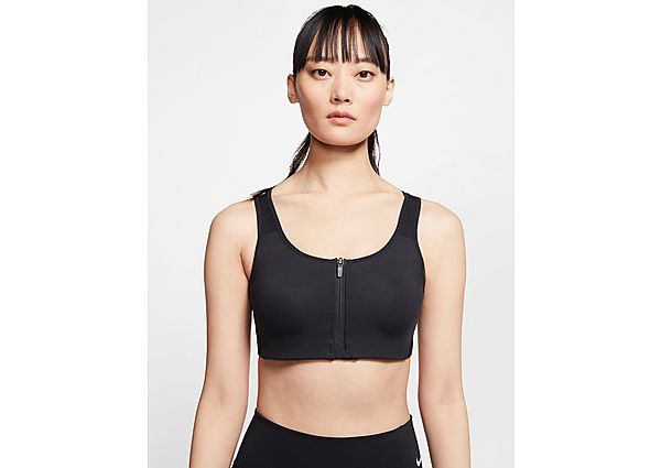 Nike Brassière de sport rembourrée à maintien supérieur avec zip avant Nike Dri-FIT Shape pour Femme