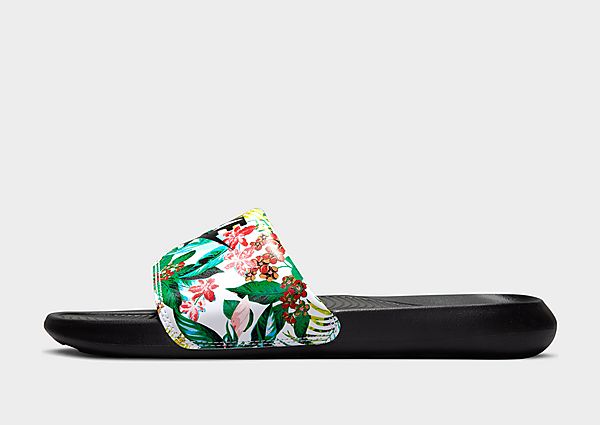 Nike Claquette avec imprimé Nike Victori One pour Femme - Black/White/Black, Black/White/Black