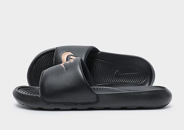 Nike Claquette Nike Victori One pour Femme - Black/Black/Metallic Red Bronze, Black/Black/Metallic R