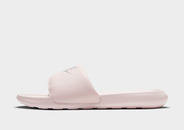 Nike Claquette Nike Victori One pour Femme - Barely Rose/Barely Rose/Metallic Silver, Barely Rose/Ba