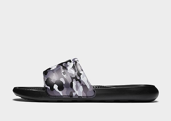 Nike Claquette avec imprimé Nike Victori One pour Homme - Black/Grey Fog/Particle Grey/Black, Black/