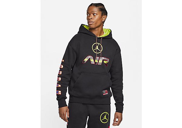 Nike Sweat à capuche HBR Jordan Sport DNA pour Homme - Black/Cyber, Black/Cyber