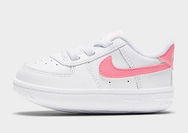 Nike Chausson Nike Force 1 pour Bébé - White/Black/White/Sunset Pulse, White/Black/White/Sunset Puls