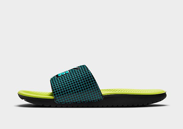 Nike Claquette Nike Kawa SE1 pour Enfant plus âgé/Jeune enfant - Black/Cyber/Black/Aquamarine, Black