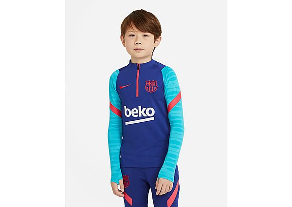 Nike Haut d'entraînement de football à manches longues FC Barcelona Strike pour Enfant plus âgé - De
