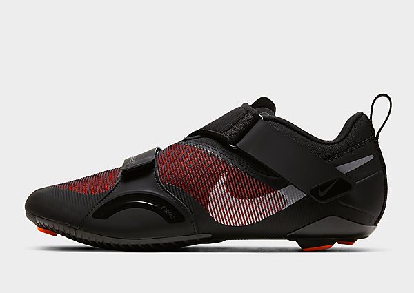 Nike Chaussure de vélo en salle Nike SuperRep Cycle pour Homme - Black/Hyper Crimson/Metallic Silver