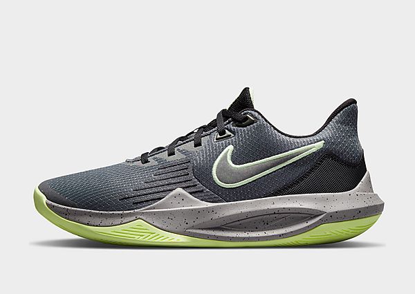 Nike Baskets Precision 5 - Iron Grey/Black/Barely Volt/Dust, Iron Grey/Black/Barely Volt/Dust