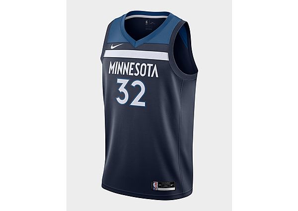Nike Maillot Nike NBA Swingman Karl-Anthony Towns Timberwolves City Edition 2020 - College Navy, Col