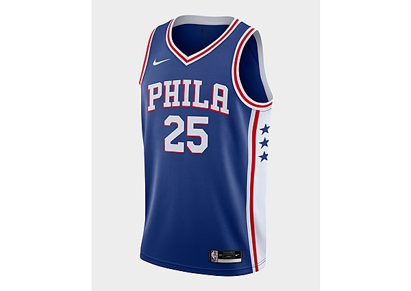 Nike Maillot Nike NBA Swingman Ben Simmons 76ers Icon Edition 2020 - Rush Blue/White, Rush Blue/Whit