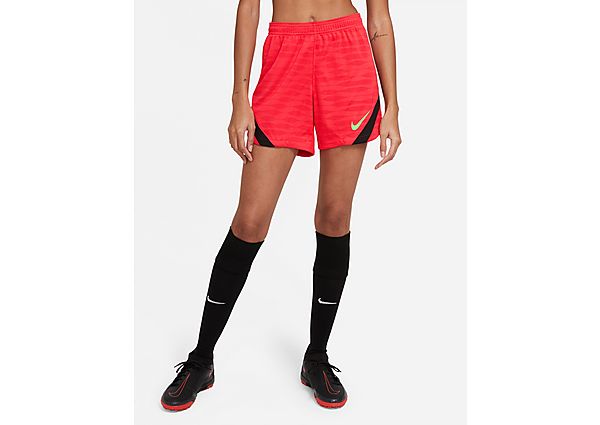 Nike Short de football en maille Nike Dri-FIT Strike pour Femme - Siren Red/Siren Red/Black/Green St