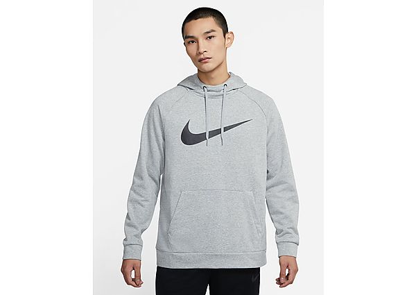 Nike Sweat à capuche de training Nike Dri-FIT pour Homme - Dark Grey Heather/Black, Dark Grey Heathe