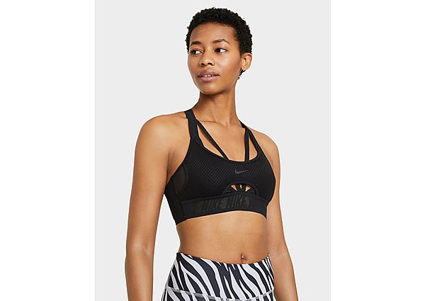 Nike Brassière de sport à maintien léger Nike Indy UltraBreathe pour Femme - Black/Black/Black/Dark