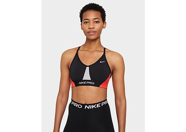 Nike Brassière de sport rembourrée à maintien léger avec style color-block Nike Pro Dri-FIT Indy pou