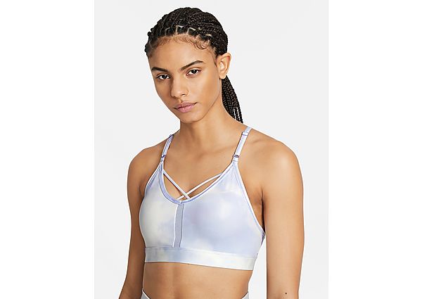 Nike Brassière de sport rembourrée à maintien léger et bretelles Nike Dri-FIT Indy Icon Clash pour F